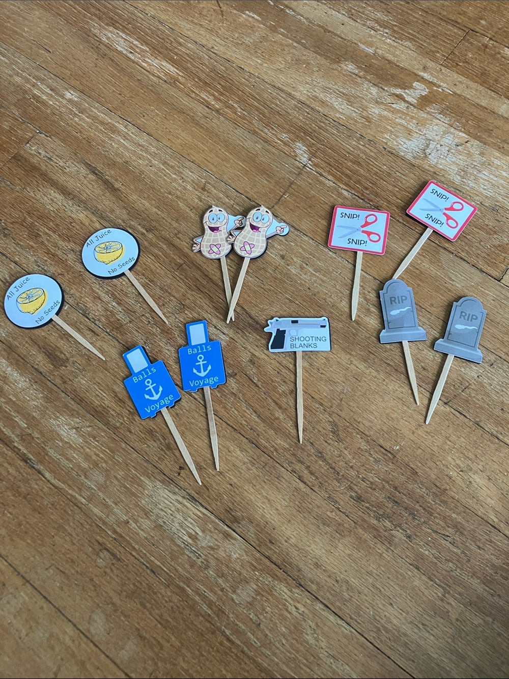 Vasectomy Celebration Cake Toppers